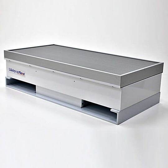 Reverse Flow Fan Filter Unit contains particulates generated in a hood or enclosed work space to allow cleanroom air release  |  6601-24-HV displayed