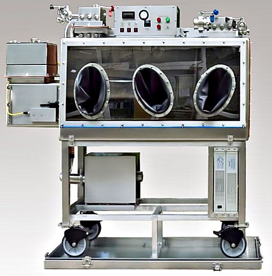 SEA-III Class III Biological Safety Cabinet 3 Port Glovebox | 5607-26 displayed