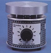 Aluminum-Top Micro Hot Plate from Thermo Fisher Scientific features infinitely adjustable temperature control from 38 to 220°C  |  4000-77 displayed