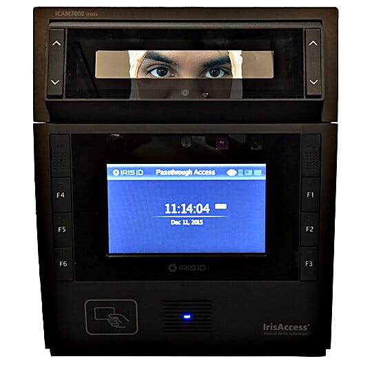 Iris Scanner For Smart Passthrough | 2635-84 displayed