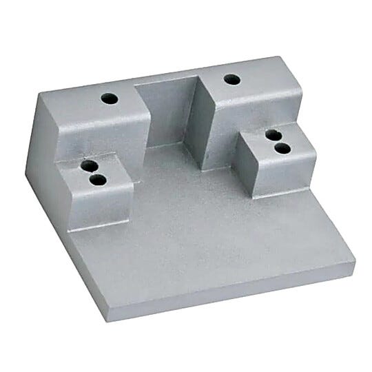 This aluminum mounting bracket enables stop-mounted hardware to be properly installed next to the coordinator while minimizing damage risk  |  5050-48 displayed
