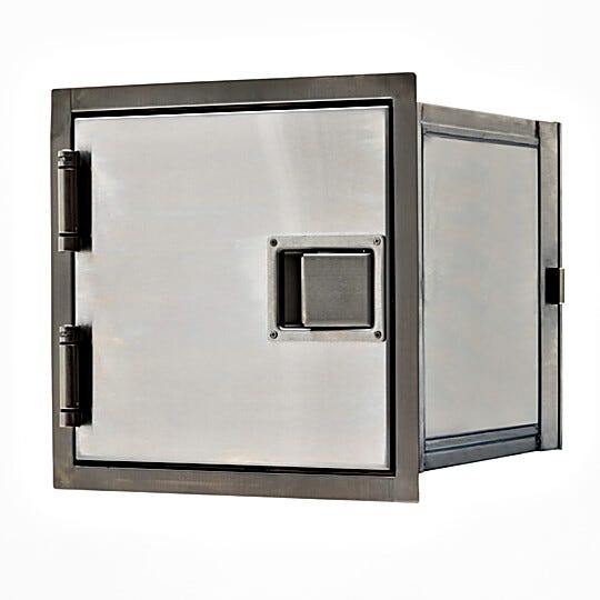 1/4'' thick lead-lined cleanroom pass-through increases x-ray protection  |  2636-20 displayed