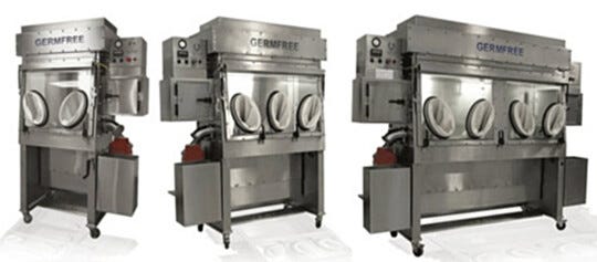 Germfree Glovebox Isolator meets USP 797 (positive pressure) and USP 800 (negative pressure) requirements (with optional waste containers) | 5607-15 displayed