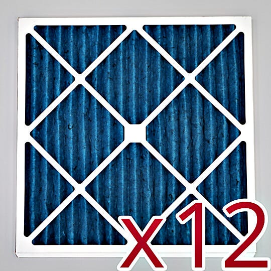 MERV 7 pre-filter for Terra Fan Filter Units (FFUs), 12 pack | 6603-84 displayed