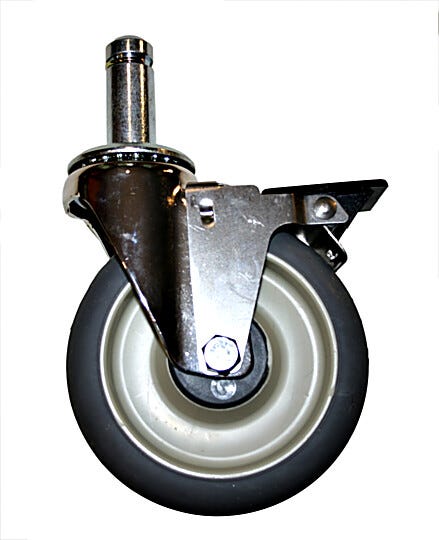 MetroMax Standard High Modulus Donut Wheel brake Stem Caster | 1541-59 displayed