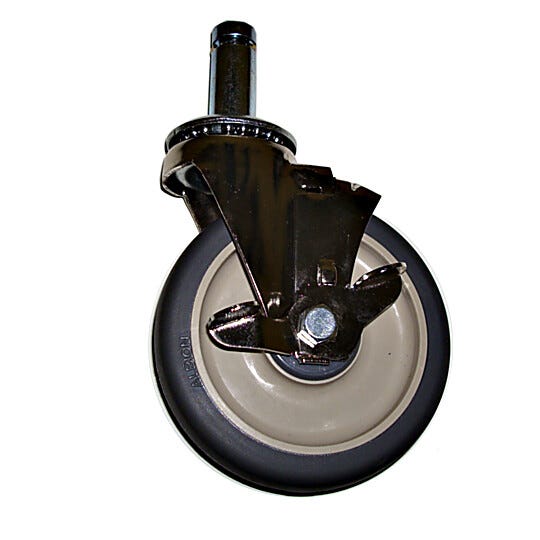 MetroMax Standard High Polyurethane Wheel brake Stem Caster | 1541-62 displayed