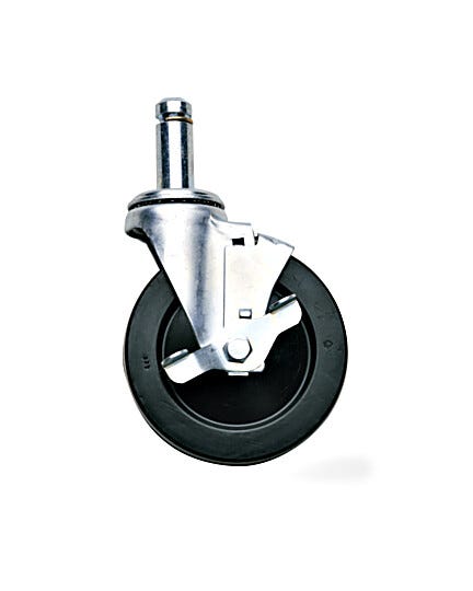 MetroMax Resilient Wheel Tread brake Stem Caster | 1541-56 displayed
