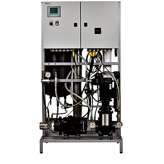 Condair MLP RO models are equipped with a reverse osmosis unit that filters out 95-98% of all minerals and bacteria for hygienic water fogging  |  1717-PP-09 displayed