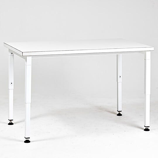 Ceanroom-compliant, ISO 7 construction with sealed non-dissipative laminate, powder-coated base  |  1724-00A displayed