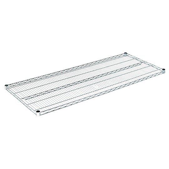 Olympic's open wire carbon-steel shelves with chromate finish allows for air circulation and visibility | 1303-46 displayed