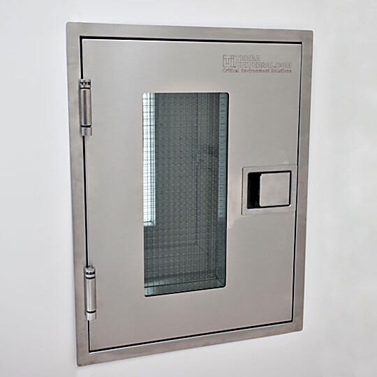 Terra's Ruggedized pass-through chamber withstands heavy use and abuse; ideal for correctional facilities | 2640-67 displayed
