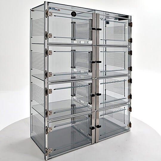 Terra's nitrogen desiccator cabinets surpass, by far, any manufacturer's design quality, contamination control and availability.