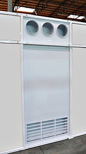 VARs recirculate a portion of the cooled cleanroom air through ceiling FFUs  |  6602-49 displayed