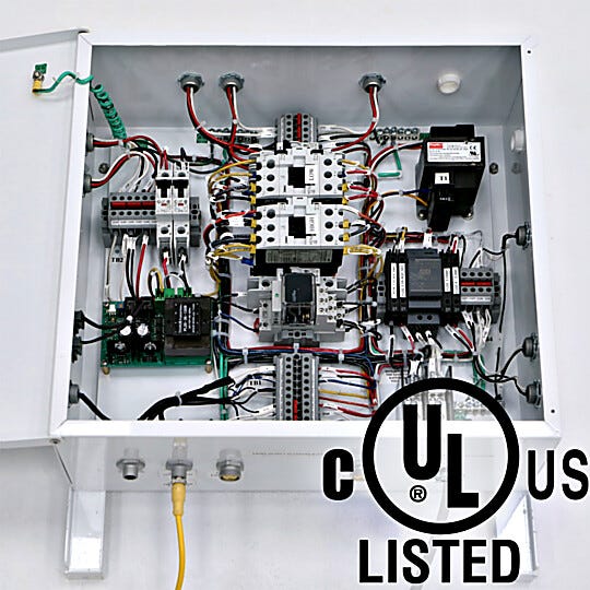 PDM's drastically simplify connection and expansion of FFU's and ceiling lights; the high-voltage system is UL-listed for the highest safety and quality | 6600-29B-T displayed