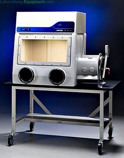 Labconco Precise Series HEPA-filtered glove boxes provide a clean processing environment  |  3644-41 displayed