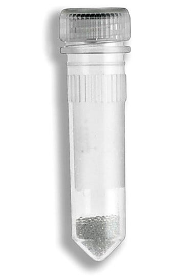 Small Beads are ideal for small samples, where as large beads are ideal for larger samples  |  2826-02 displayed