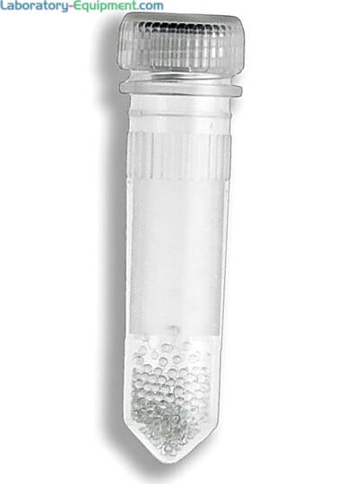 Small Beads are ideal for small samples, where as large beads are ideal for larger samples  |  2826-03 displayed