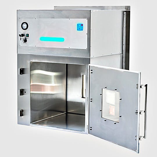 2" thick insulation lines the interior of the fire rated door  |  6705-72A-316-FR displayed