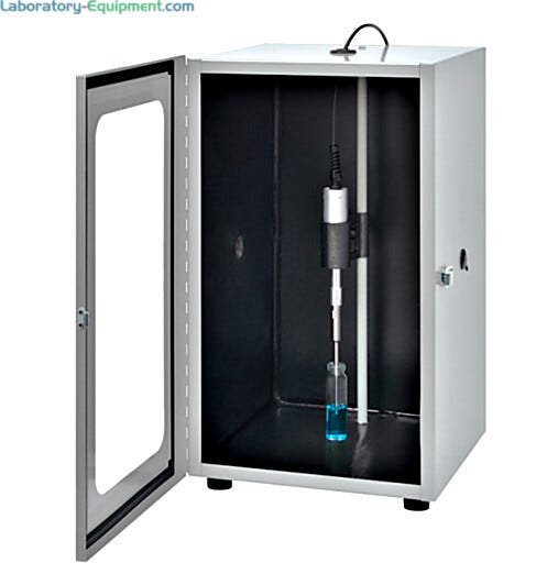 #432A Sound Enclosure with Converter Holder for use with Q125 and Q55 Sonicators  |  5323-19 displayed
