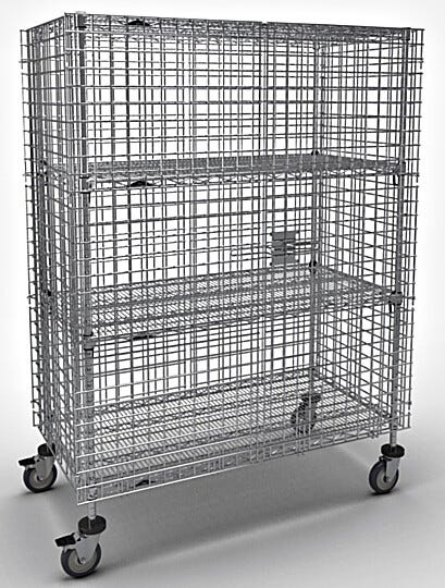 The heavy-gauge open wire grid provides maximum visibility | 2650-67 displayed