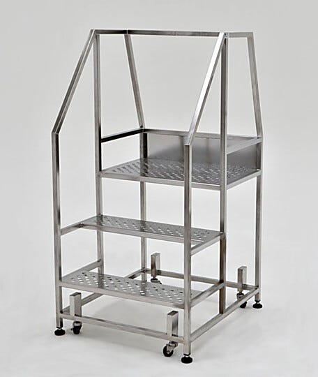 BioSafe model with safety rails features continuous-seam welds for ultimate cleanliness. | 2805-85 displayed