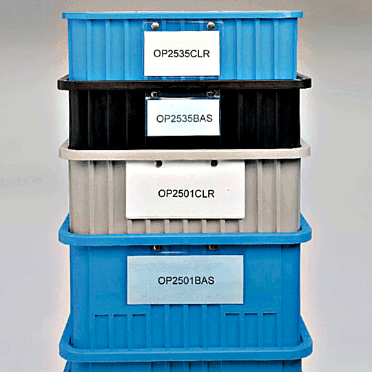 Ticket holders allow easy labeling of stored parts.  |  6301-32 displayed