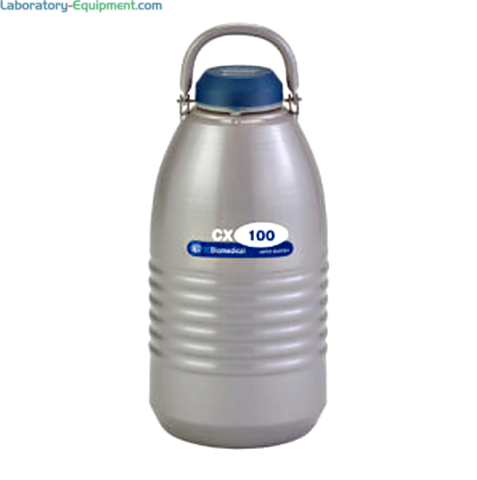 TW CX100 Vapor Shipper complies with IATA regulations and safely transports biological samples; static hold time 18 days, evaporation rate 0.2 liters per day  |  6900-90 displayed