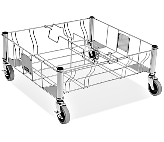Equipped with 3" non-marking casters, including 2 locking for added convenience