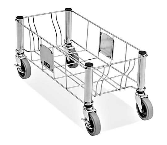 Dolly, 304 Stainless Steel, Single, 20" W x 10" D x 9" H, 150 lbs, Uline  |  1456-40 displayed