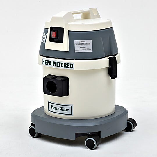 Vacuum for Bulldog 351 Shoe Brush Machine  |  7575-02 displayed