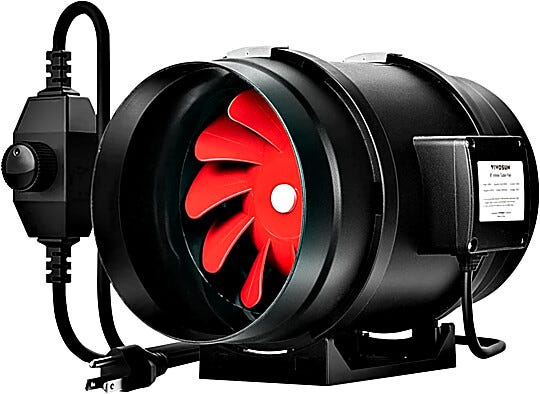 stepless speed controller on the power cord enables the fan to run at different speeds | 6606-28 displayed