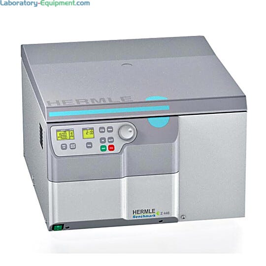 Hermle Z446 Super-Speed Refrigerated Centrifuge ideal for tissue culture lab use | 2823-65 displayed
