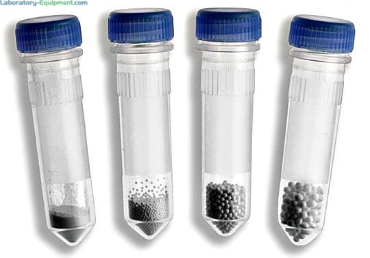 Includes one of each of the pre-filled tubes for ready to use with BeadBug Homogenizer  |  2826-09 displayed