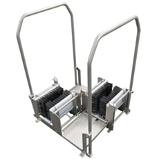 BSX200 Manual Walk Through Dual Boot Scrubbers by Best Sanitizers