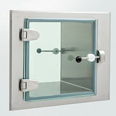 BioSafe® CleanMount® Pass-Through Chambers with Frameless Glass Doors
