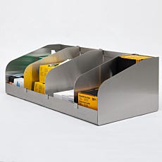 BioSafe® Wall-Mounted Modular Storage Unit with Adjustable Dividers