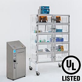 The ISO 6 Adjust-A-Shelf provides a low-humidity storage shelving  |  3950-36D displayed