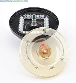 Designed to hold the sample containers at a constant angle relative to the central axis.  |  1717-15 displayed