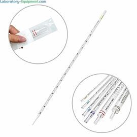 The 1mL serological pipette contains a yellow coding  |  5706-86 displayed