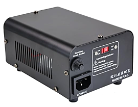 Step-down voltage converter for IonBar or Ionizing Air Gun; converts 240VAC input to 120VAC output, includes thermal protection, overload protection, and reduce  |  2005-09C-220 displayed