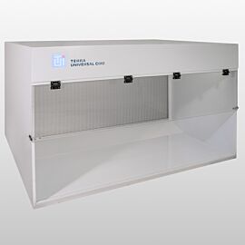 ValuLine WhisperFlow Benchtop Horizontal Laminar Flow Hoods include an integrated, HEPA-filtered fan unit to maintain an ISO 5 environment  |  1688-42A displayed