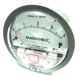 Measure and control both positive and negative low air or gas pressures  |  2625-12 displayed