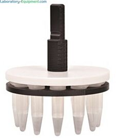 #451 holds 8 tubes (1.5ml polypropylene, Eppendorf tubes)  |  5323-48 displayed