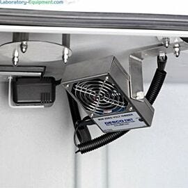 Circulates ionized air inside the glove box to neutralize static charge  |  3643-29 displayed