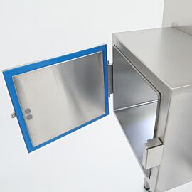 BioSafe® inert gas airlock; removable and autoclavable doors; seamless interior with coved corners  |  9670-64C displayed