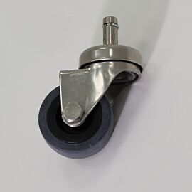 Heavy duty casters of 316L electropolished stainless steel with 2" diameter neoprene wheel  |  2800-88 displayed