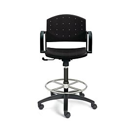 Eddy Laboratory Chairs feature durable polypropylene seats and backrests for high-traffic operations involving multiple users throughout the workday  |  1013-56 displayed