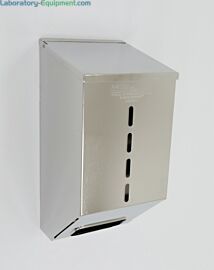 Stainless Steel Wall Mounted 1 Chamber Glove Dispenser  |  4952-80-2 displayed