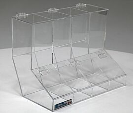 Acrylic Multi-Chamber Dispenser  |  4005-51 displayed