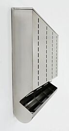Wall Mounted 4 Compartment Stainless Steel Dispenser with Catch Tray  |  4952-37-2-316 displayed